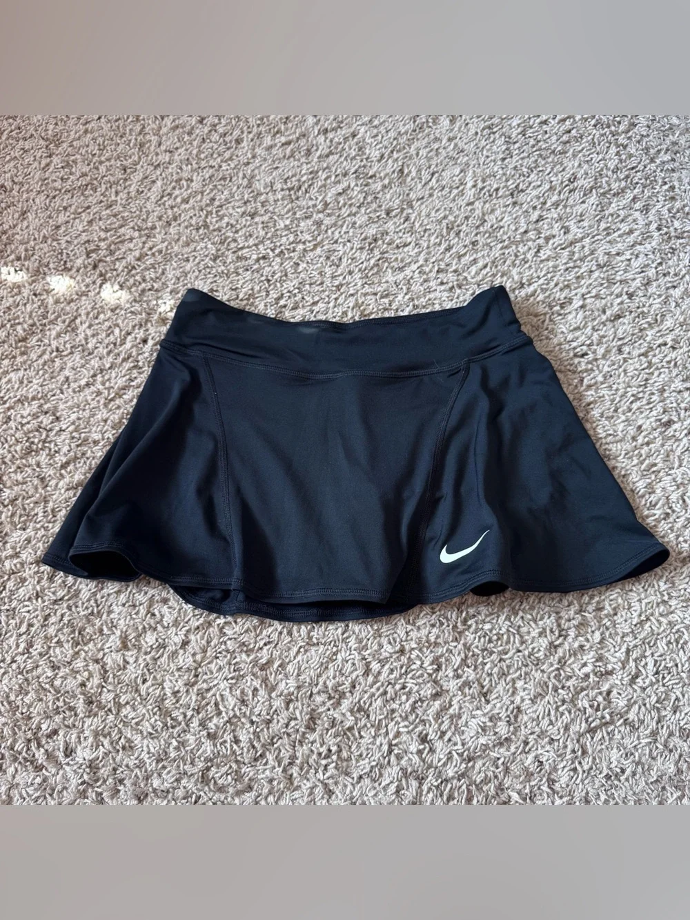 Nike Black Tennis Skirt with Built-In Shorts